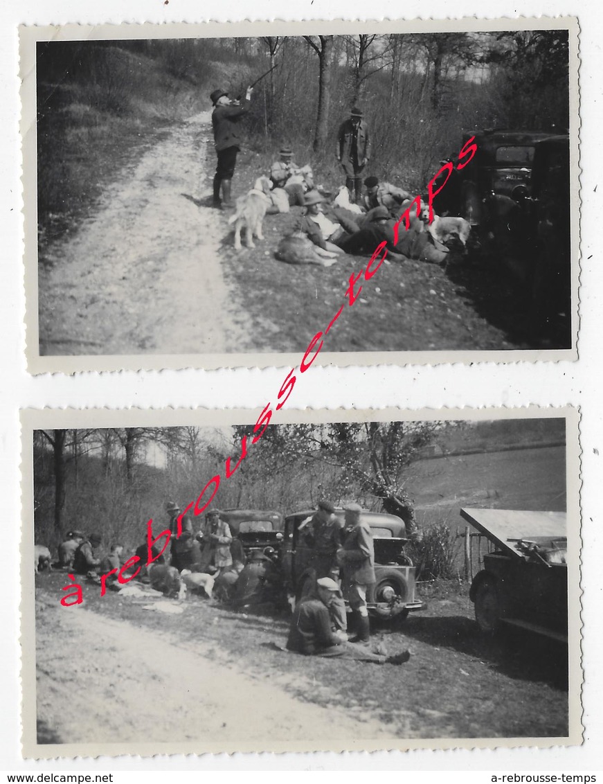 CHASSE En 1945-NAUCELLES-fermeture De La Chasse- 2 Photos - Andere & Zonder Classificatie