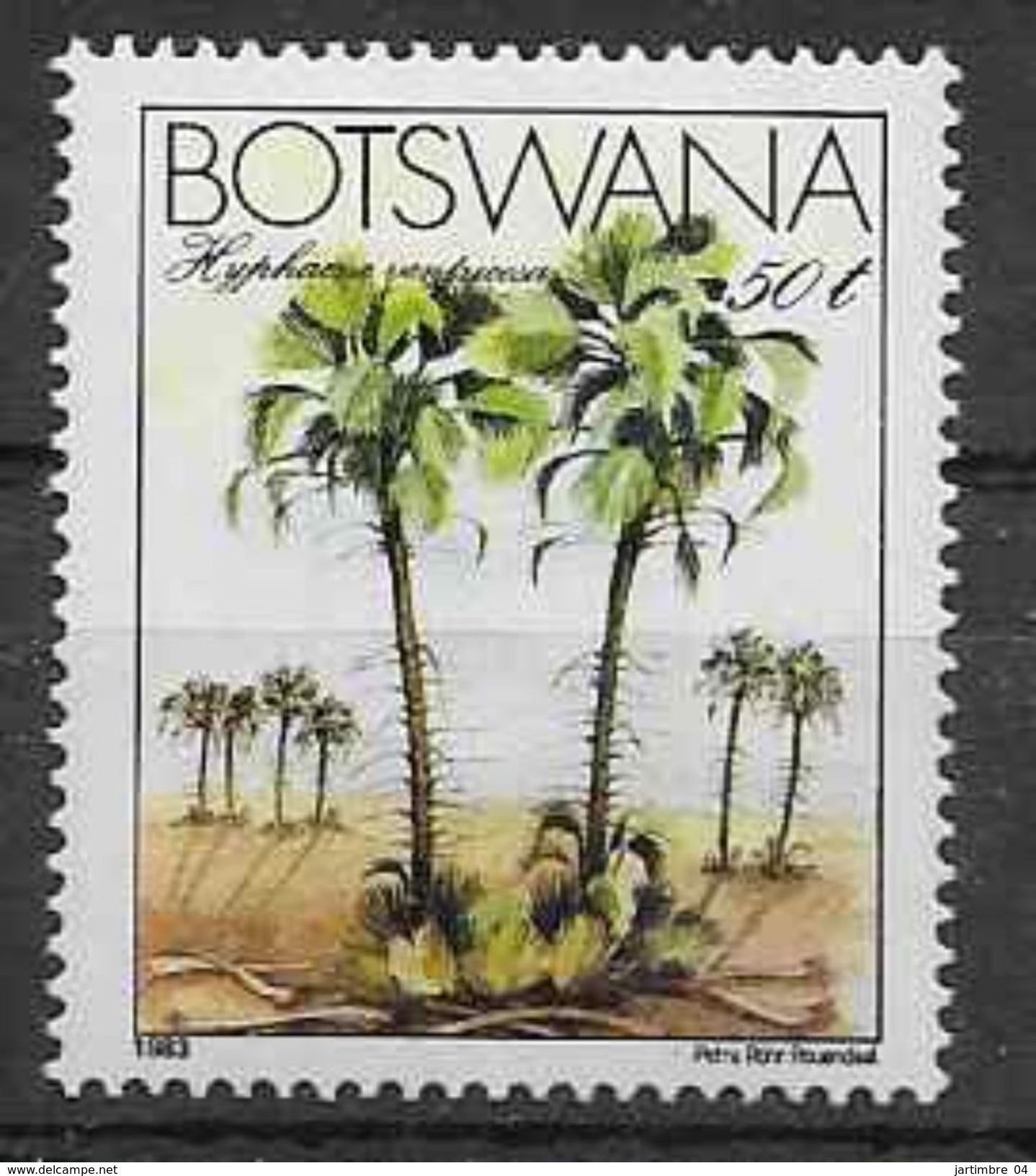 1983 BOTSWANA 480** Faune Et Flore, Arbre Seul , Issu De Série - Botswana (1966-...)