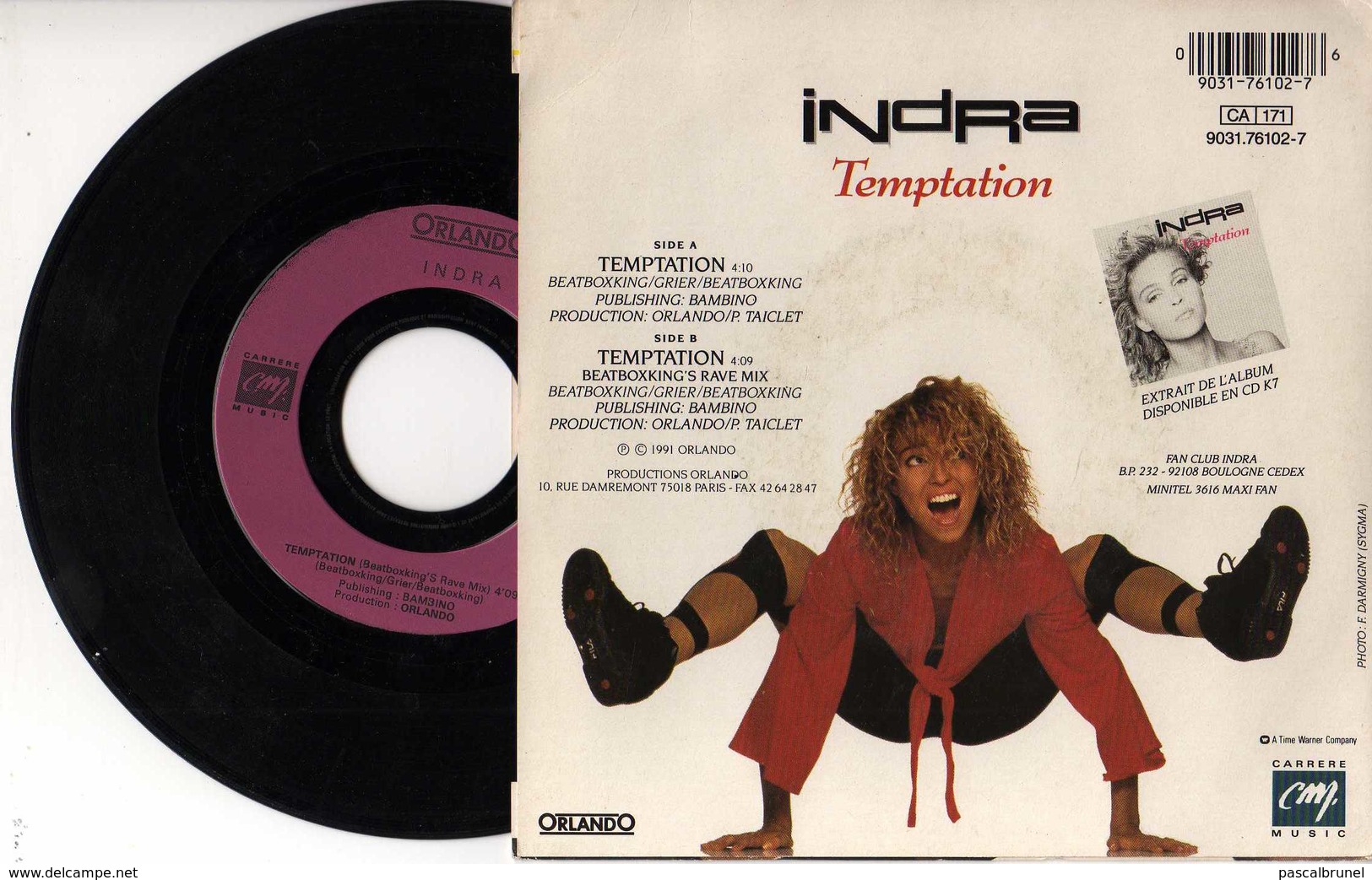 INDRA - TEMPTATION - Disco, Pop