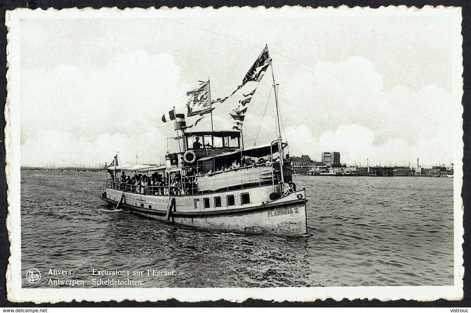 Bateau De Tourisme "FLANDRIA X" Pour Excursions Sur L'Escaut - BE - Non Circulé - Not Circulated - Nicht Gelaufen. - Autres & Non Classés