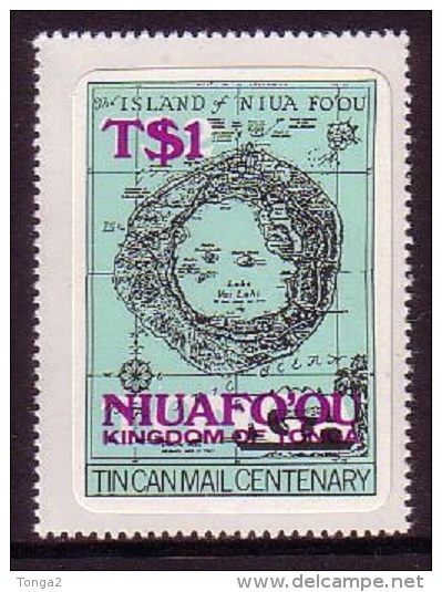 Tonga Niuafo'ou 1983 MNH SG 15a Scarce Ovpt  - Cat $19 - Details In Item Description - Tonga (1970-...)
