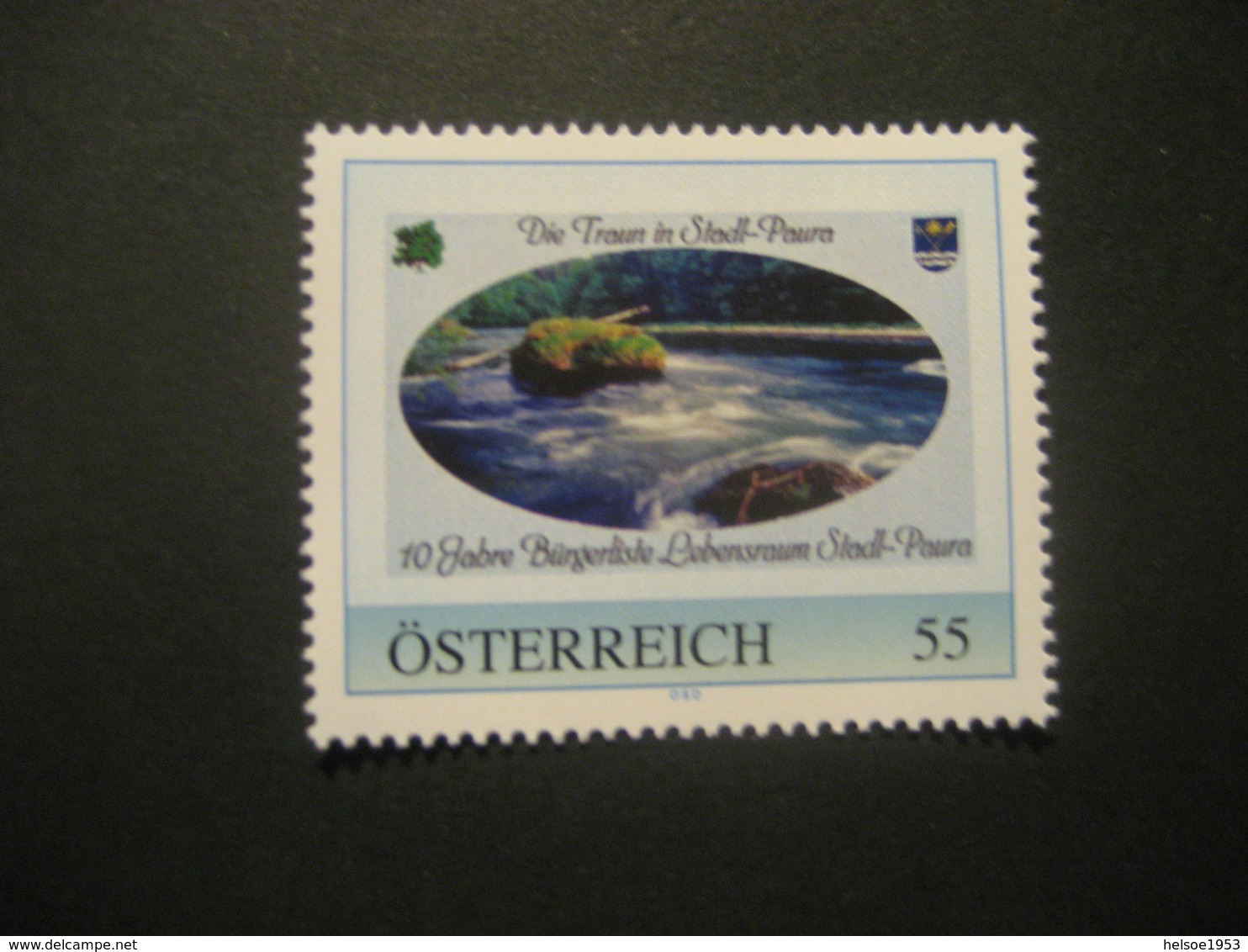 Österreich- PM Stadl-Paura 8017039,  10 Jahre Bürgerliste, Die Traun In Stadl Paura ** - Personalisierte Briefmarken