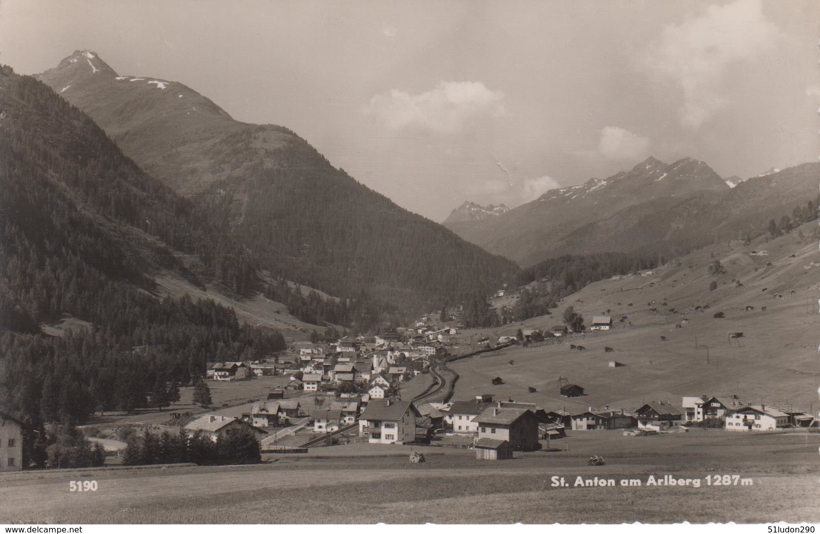 CPSM St-Anton Am Arlberg 1287m (beau Plan Du Village) - St. Anton Am Arlberg