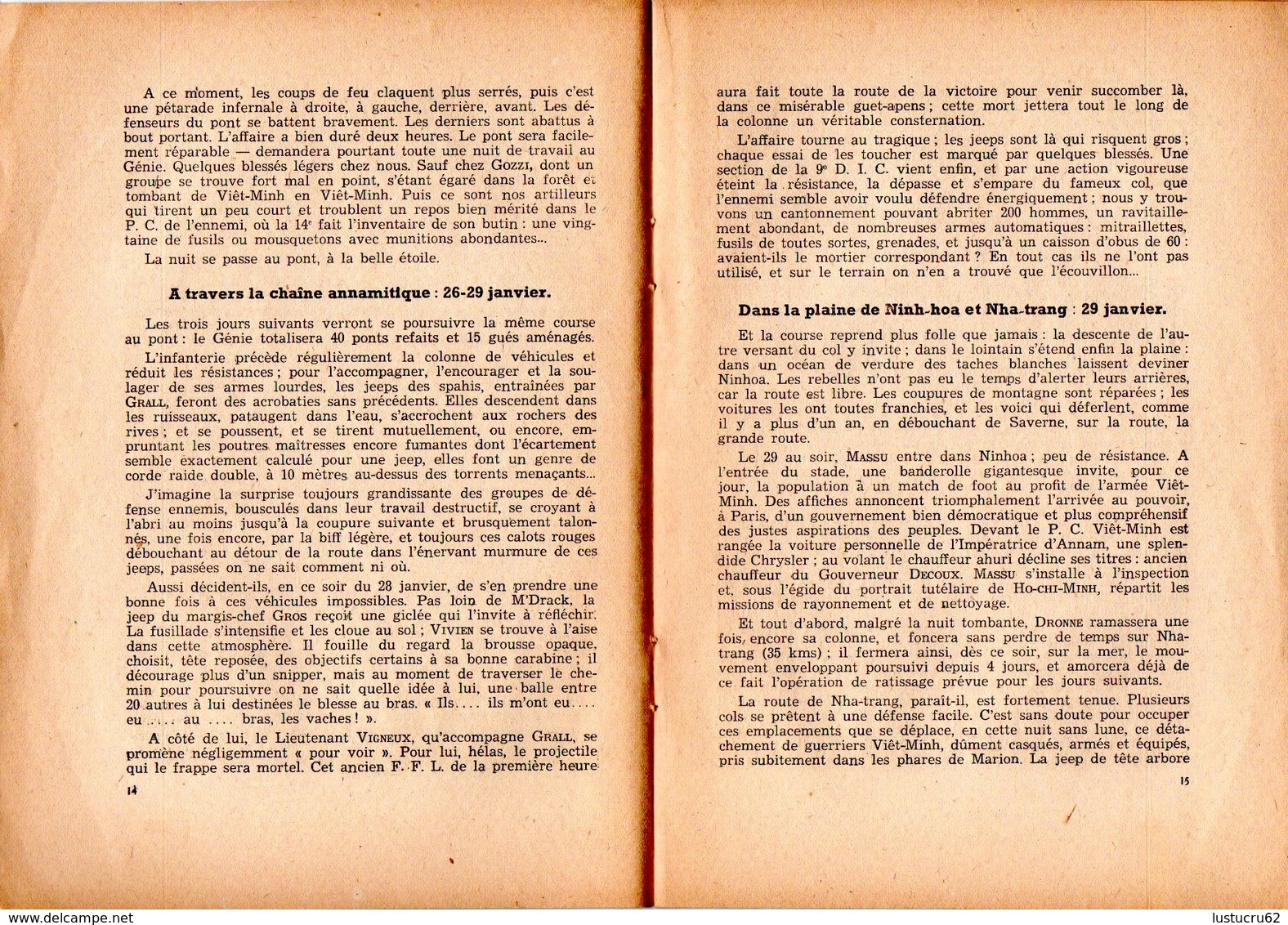 BULLETIN DE LIAISON DU GROUPEMENT DE MARCHE DE LA 2e D.B. "Coups De MASSU"  N° 4 De 1946 - RARE ! - Documents