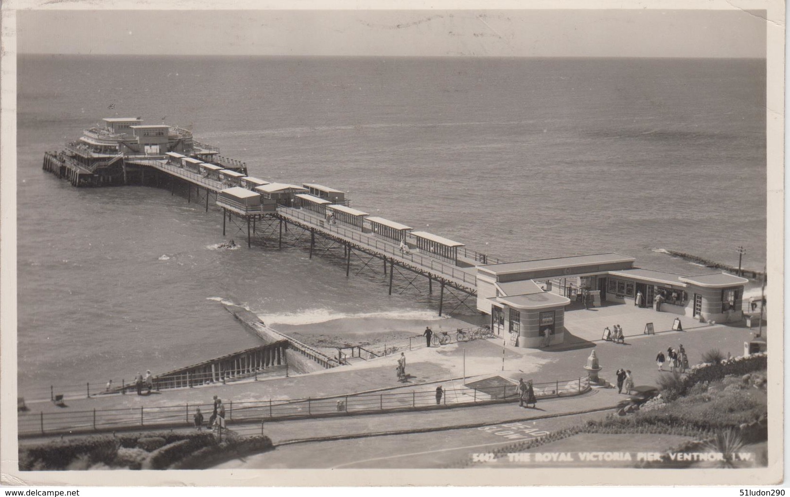 CPSM Isle Of Wight - Ventnor - The Royal Victoria Pier - Ventnor