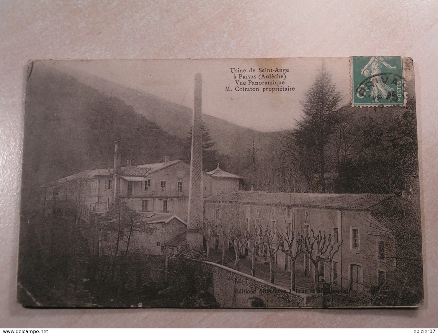 07 - PRIVAS - USINE SAINT ANGE - 1917 - Privas