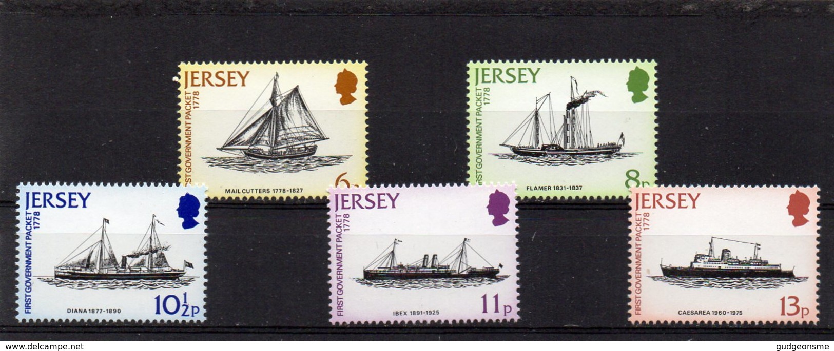 JERSEY 1978 Mail Packets Set MNH - Jersey