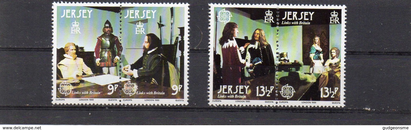 JERSEY 1980 Europa Personalities Set MNH - Jersey