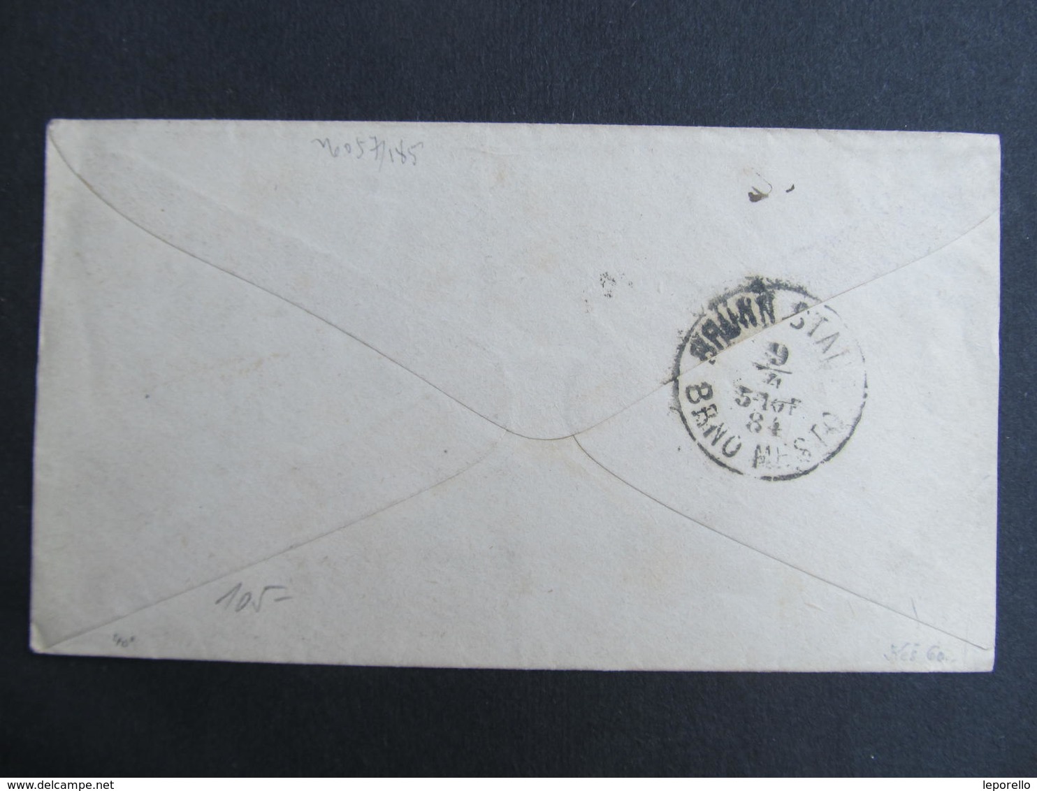 BRIEF Hullein Hulin - Brno 1884 STEMPEL 40' P ///  D*34960 - Briefe U. Dokumente