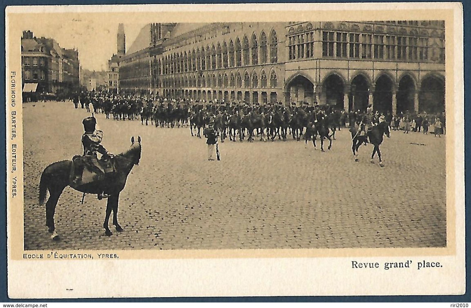 Armée Belge - Ecole D'Equitation , Ypres -  Revue Grand'Place - Ieper