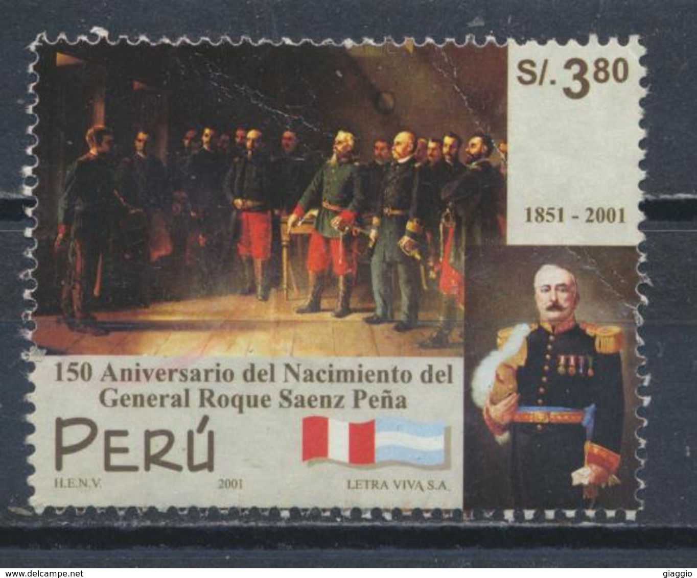 °°° PERU - Y&T N°1279 - 2001 °°° - Peru