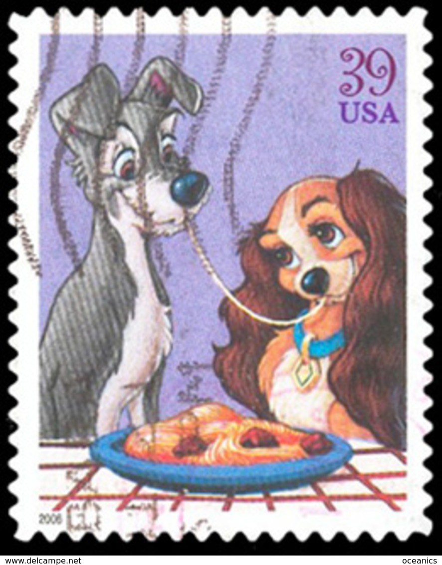 Etats-Unis / United States (Scott No.4028 - The Art Of Disney: Romance) (o) - Gebruikt