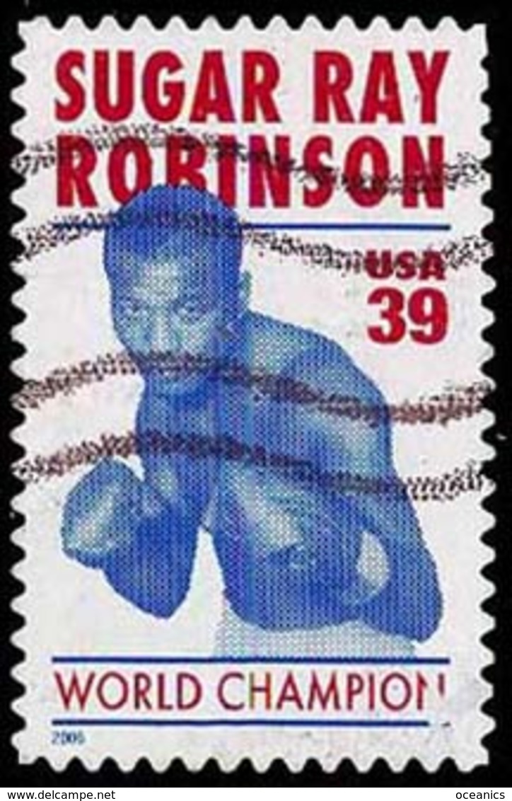 Etats-Unis / United States (Scott No.4020 - Sugar Ray Robinson) (o) - Used Stamps