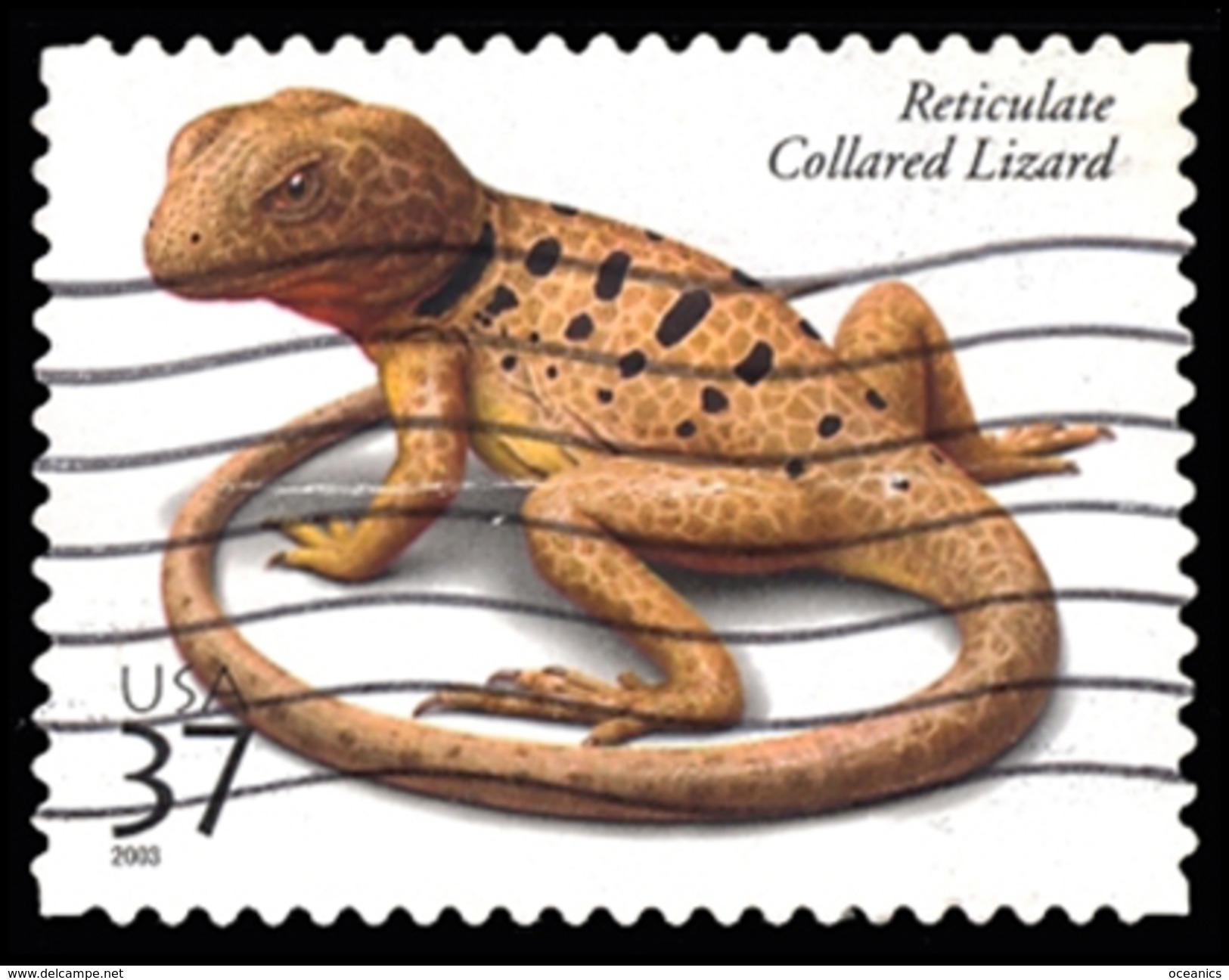 Etats-Unis / United States (Scott No.3816 - Reptiles And Amphibians) (o) - Gebruikt