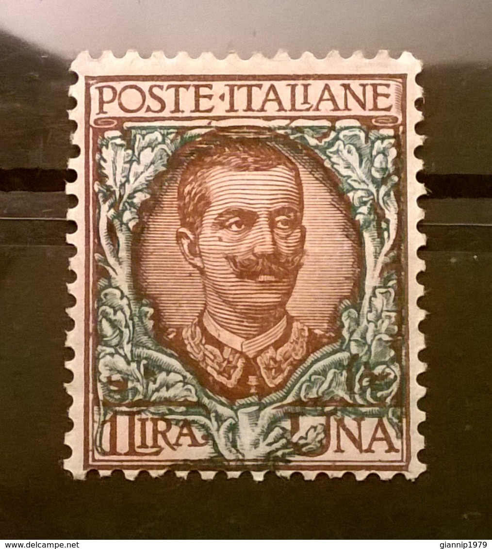 FRANCOBOLLI STAMPS ITALIA ITALY 1901 MH NUOVO SERIE FLOREALE 1 LIRA REGNO VITTORIO EMANUELE III - Nuovi