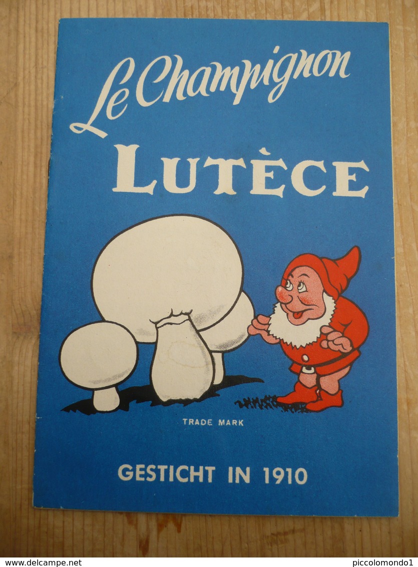 Le Champignon Lutèce Kookboekje Kabouter 1950 Zichen Zussen Bolder - Prácticos