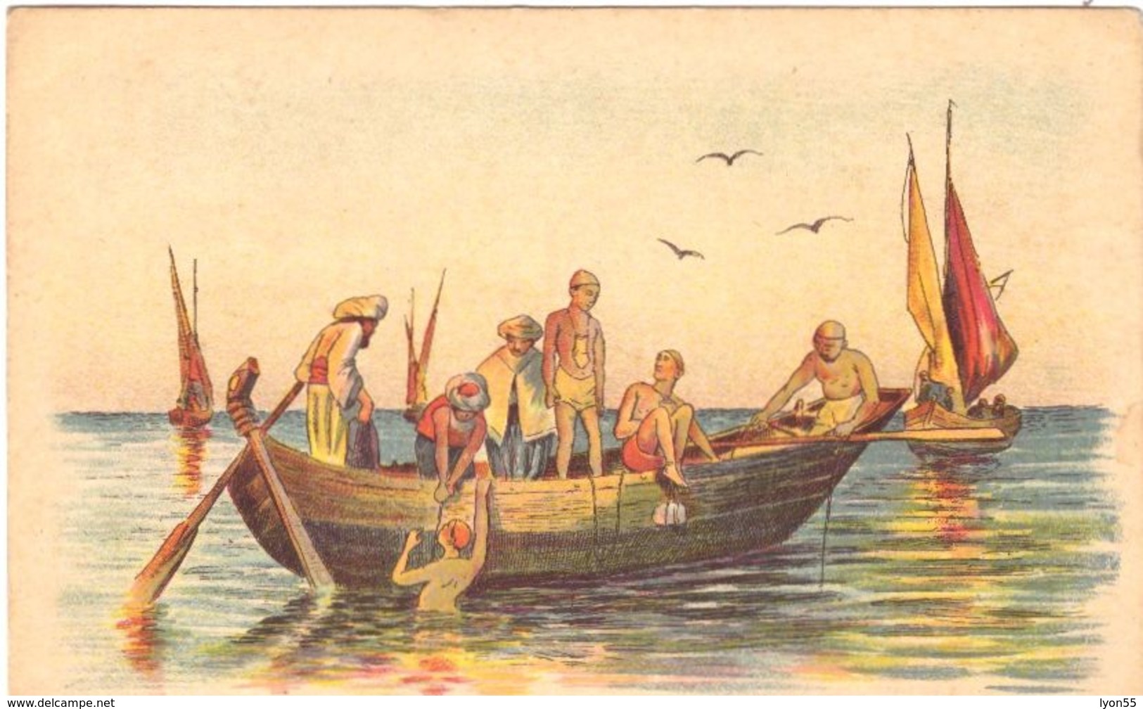 Pêcheurs De Perles Illustrateur Inconnu - Sri Lanka (Ceylon)