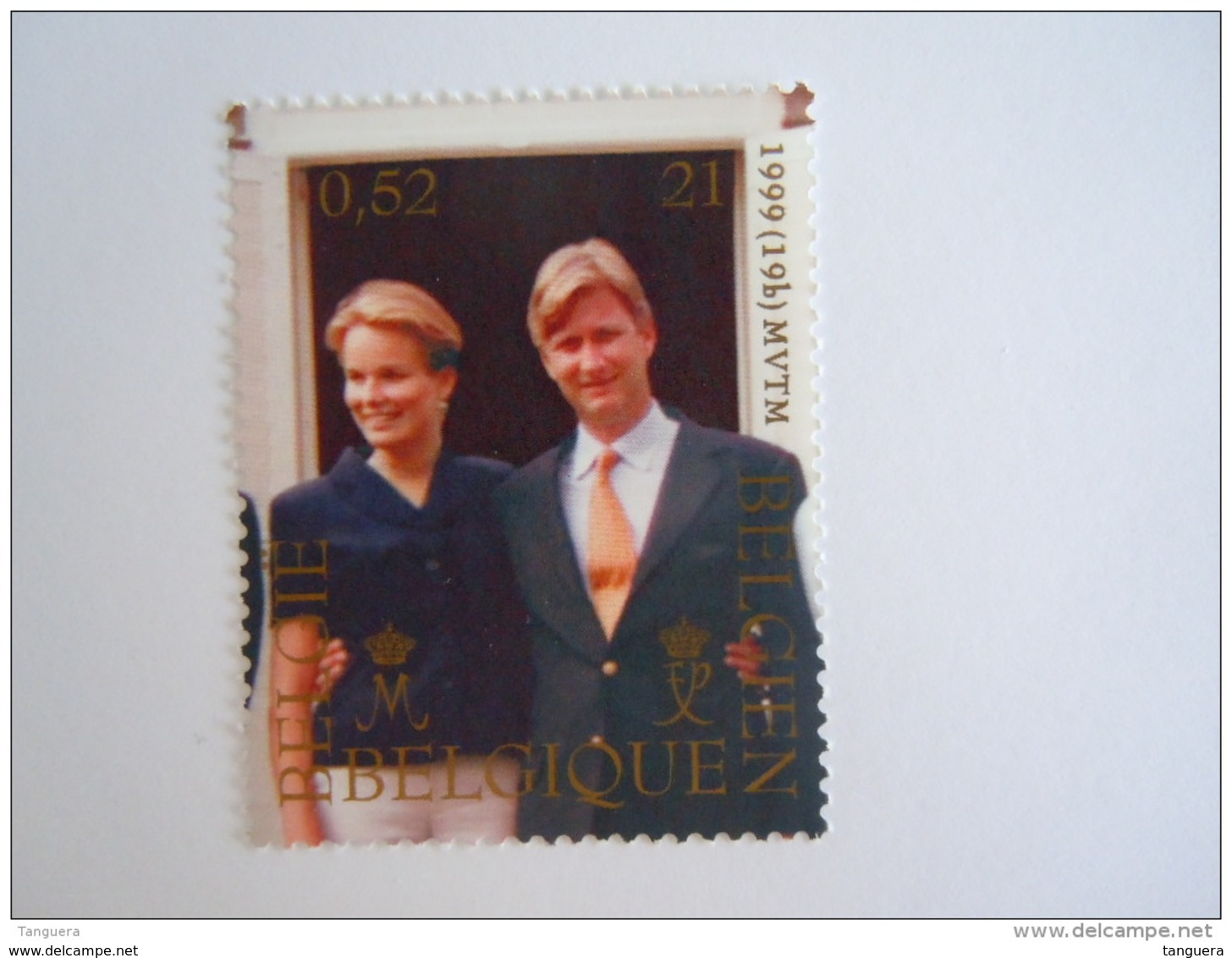 België Belgique 1999 Huwelijk Marriage Philippe Filip &amp; Mathilde Cob 2857 MNH ** - Unused Stamps