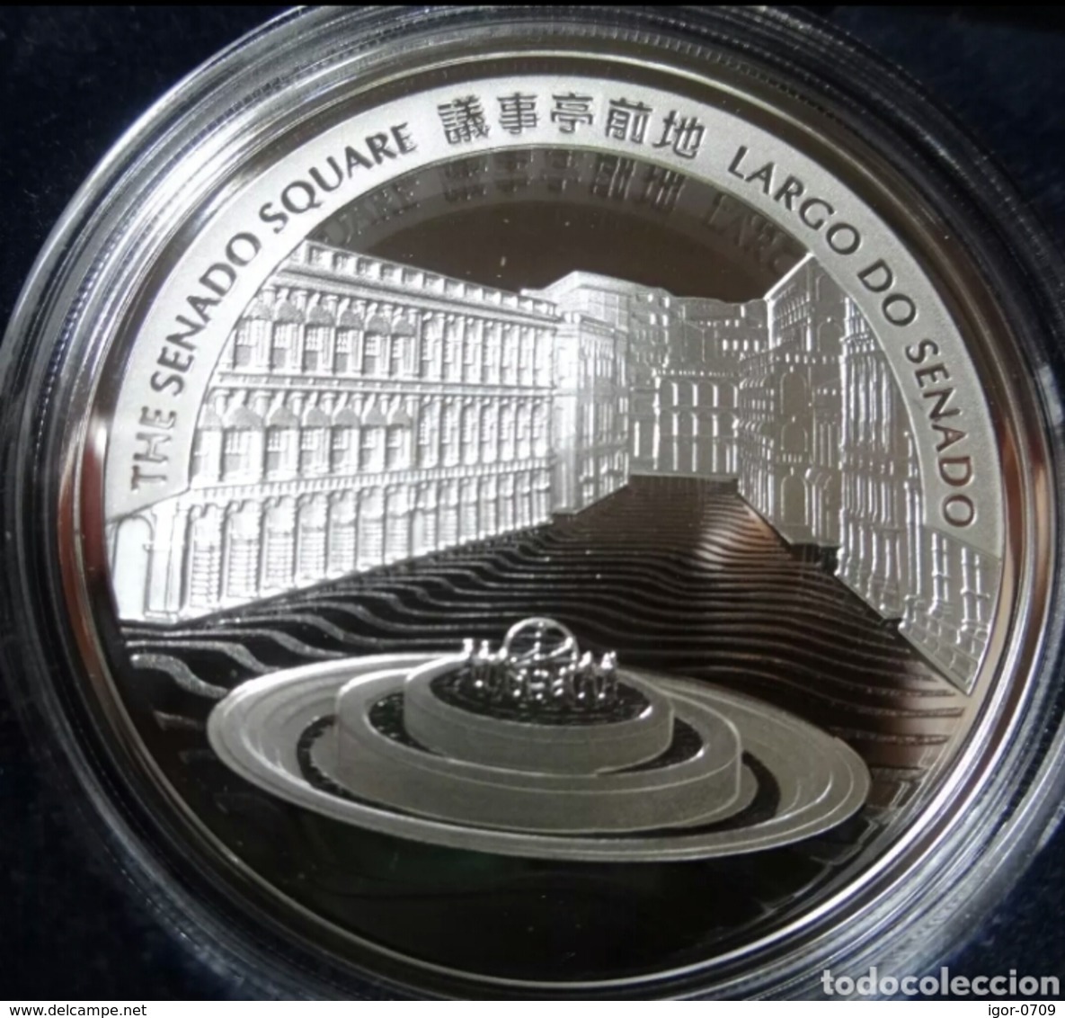 Macau. 2012 Year Of The Dragon. Silver . RARE - Macao