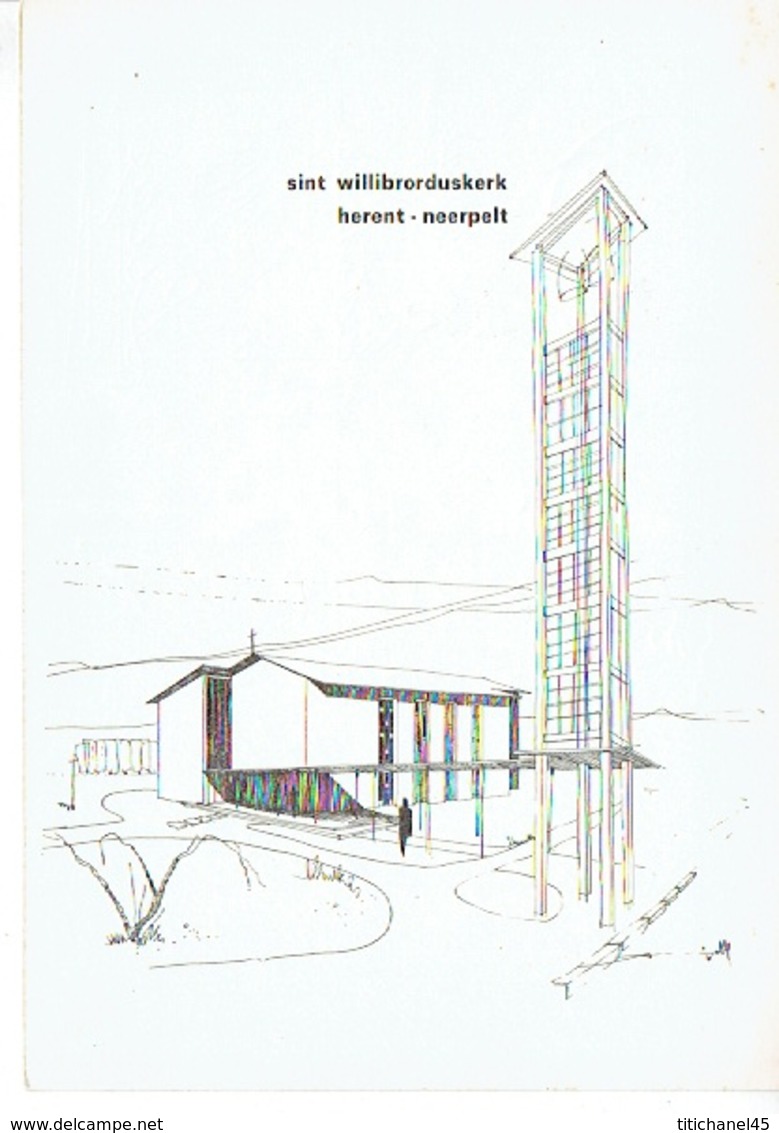 PK Publicitaire - HERENT-NEERPELT 1960 - SINT WILLIBRODUSKERK - Neerpelt