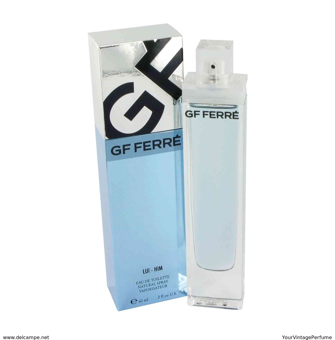 Gianfranco Ferrè Gff Ferrè Lui-Him Eau De Toilette Edt 60ml 2 Fl. Oz. Perfume For Men Rare Vintage Old 2004 New - Uomo