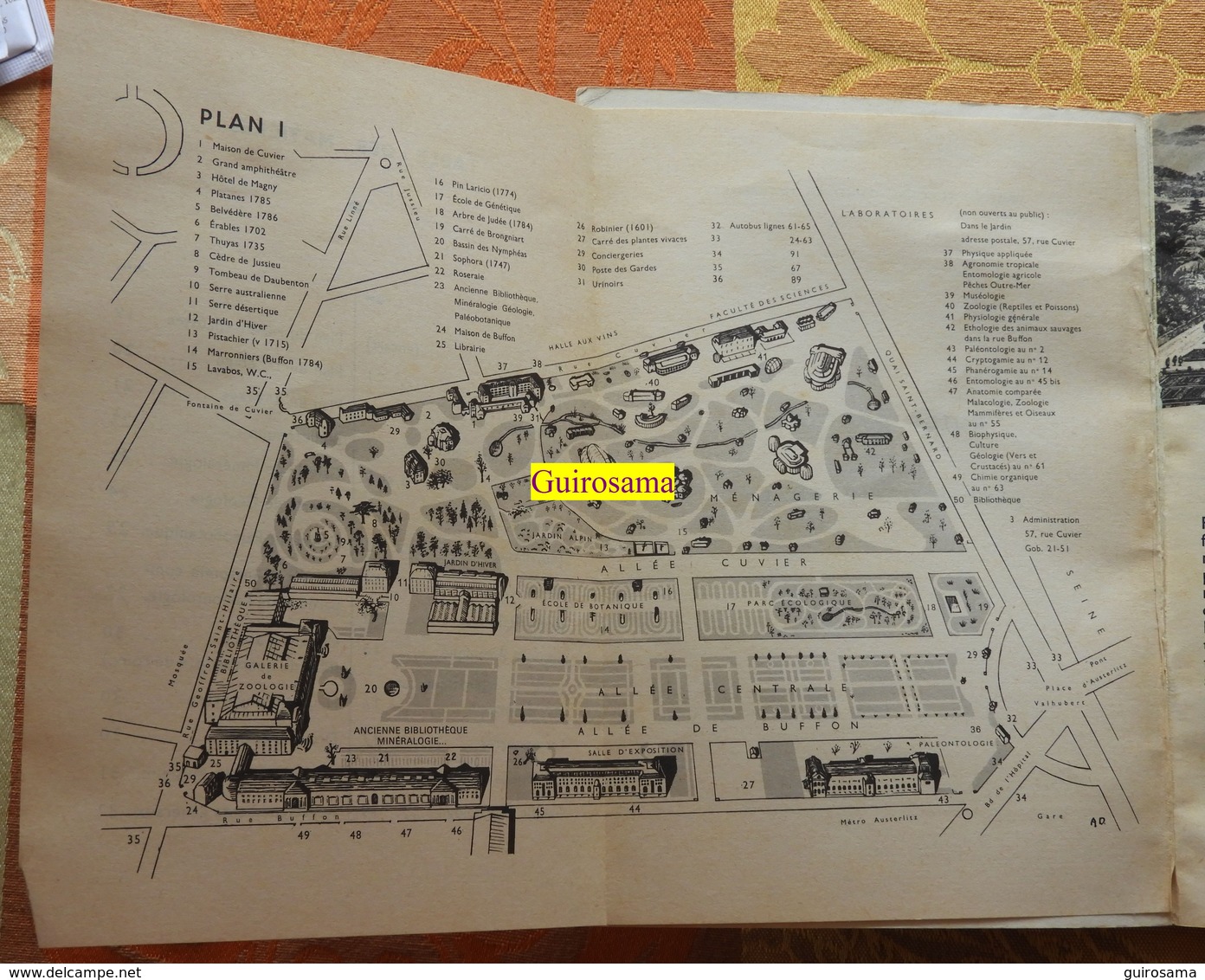 Guide Du Muséum National D'Histoire Naturelle : Guide Du Jardin Des Plantes : Ménagerie, Serres, Galeries - Circa 1964 - Autres & Non Classés