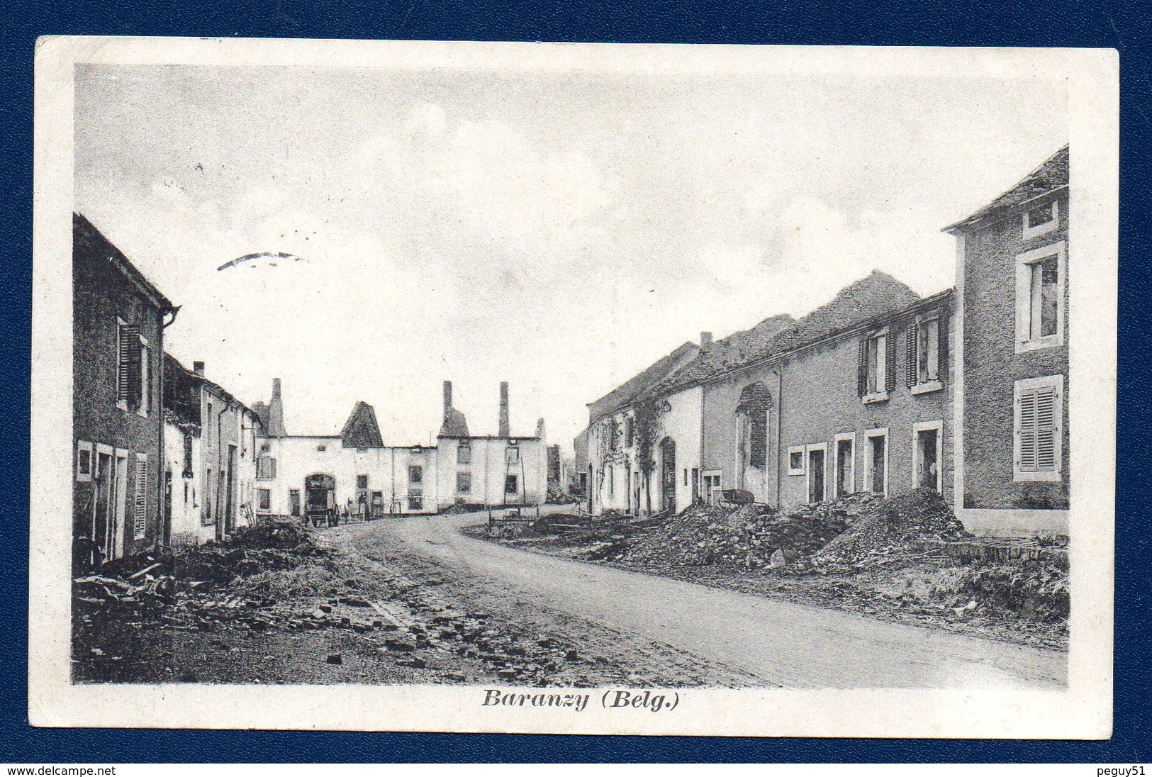 Baranzy ( Musson).Occupation Allemande. Felpoststation N°. 7 Décembre 1914 - Musson