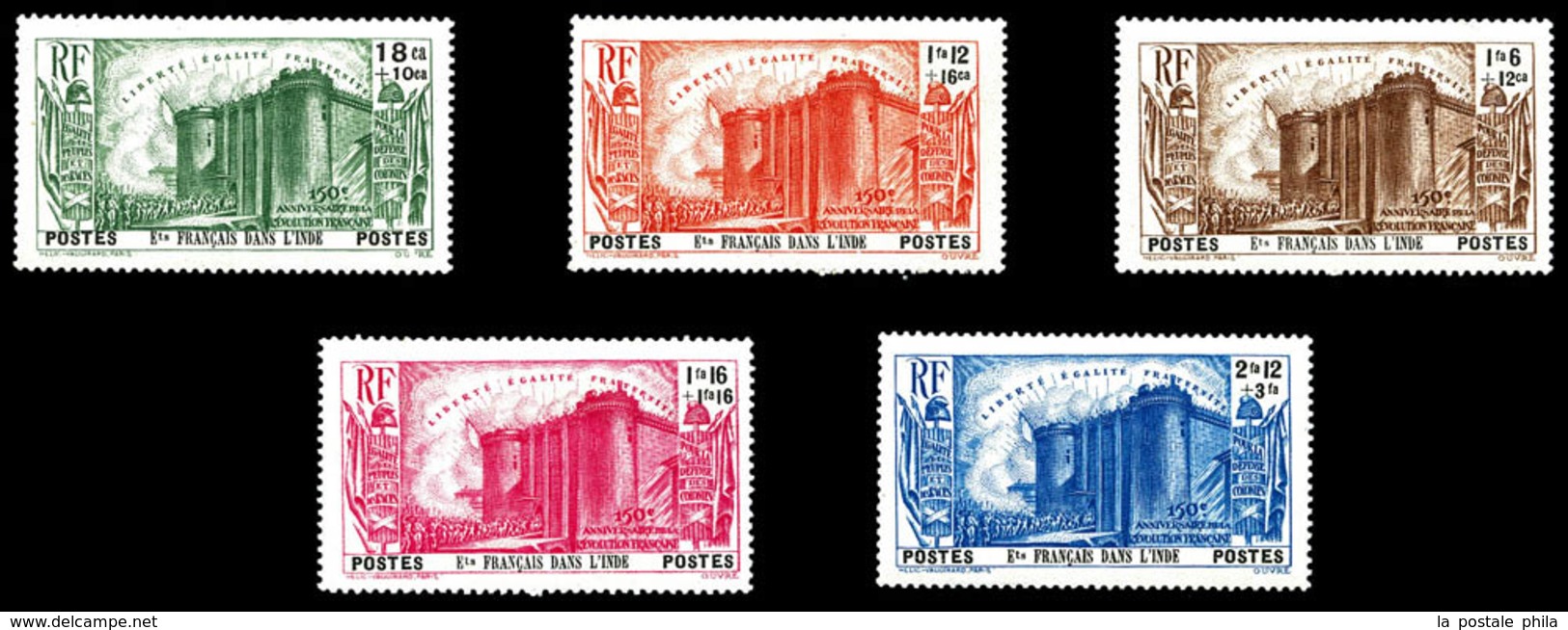 INDE N°118/22, Révolution, Série Complète. TB  Qualité: **  Cote: 78 Euros - Unused Stamps