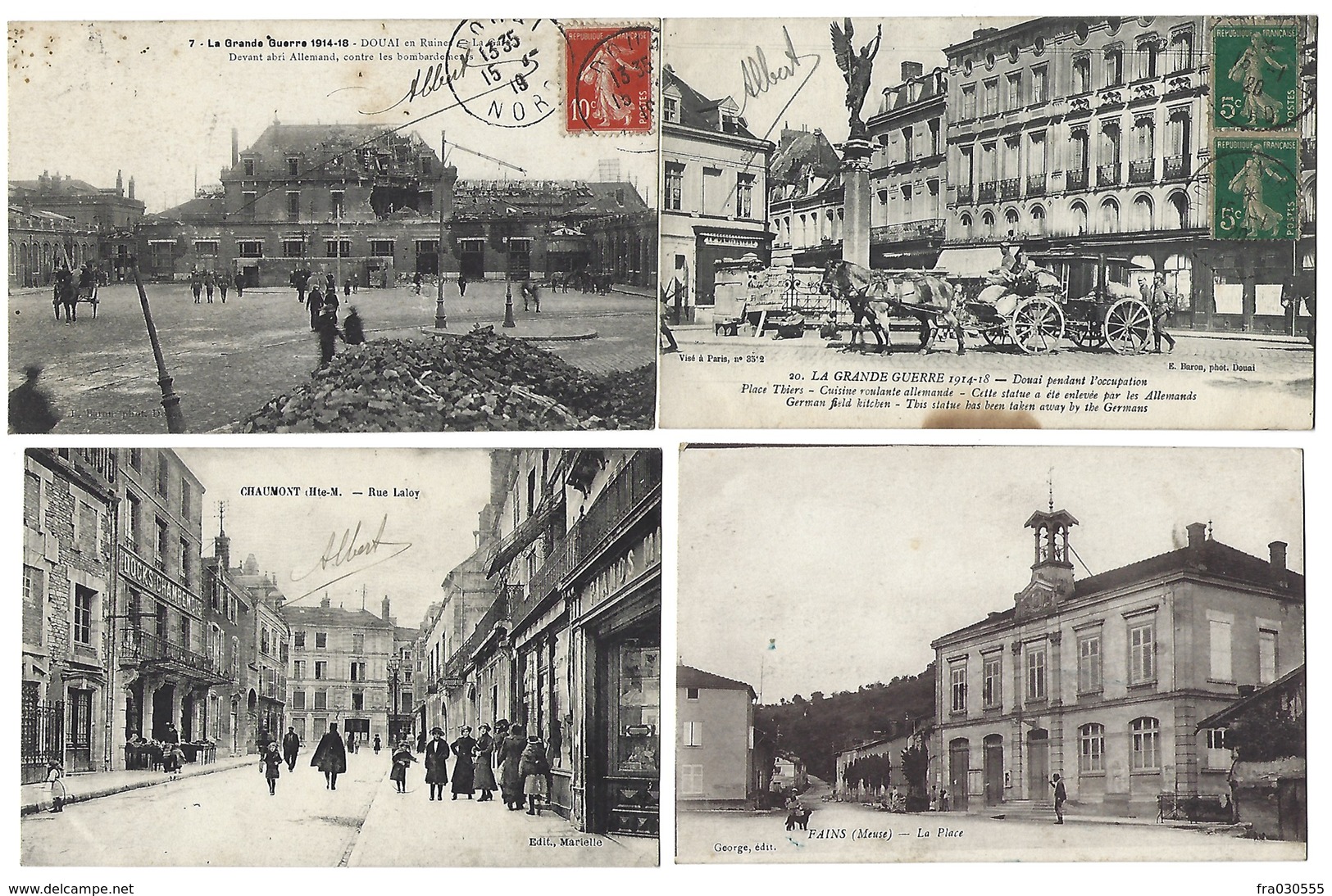 FRANCE - Joli Lot De 26 CPA - Toutes Animées - Années 1900 - 1920 - 5 - 99 Cartes