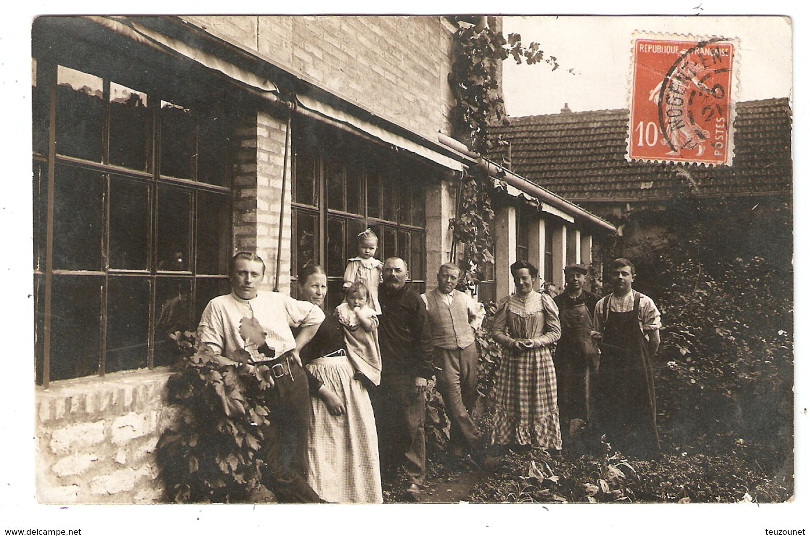 Carte Photo Nogent Usine De Coutelerie? Peut être Royer- Scans Recto Verso - Nogent-en-Bassigny