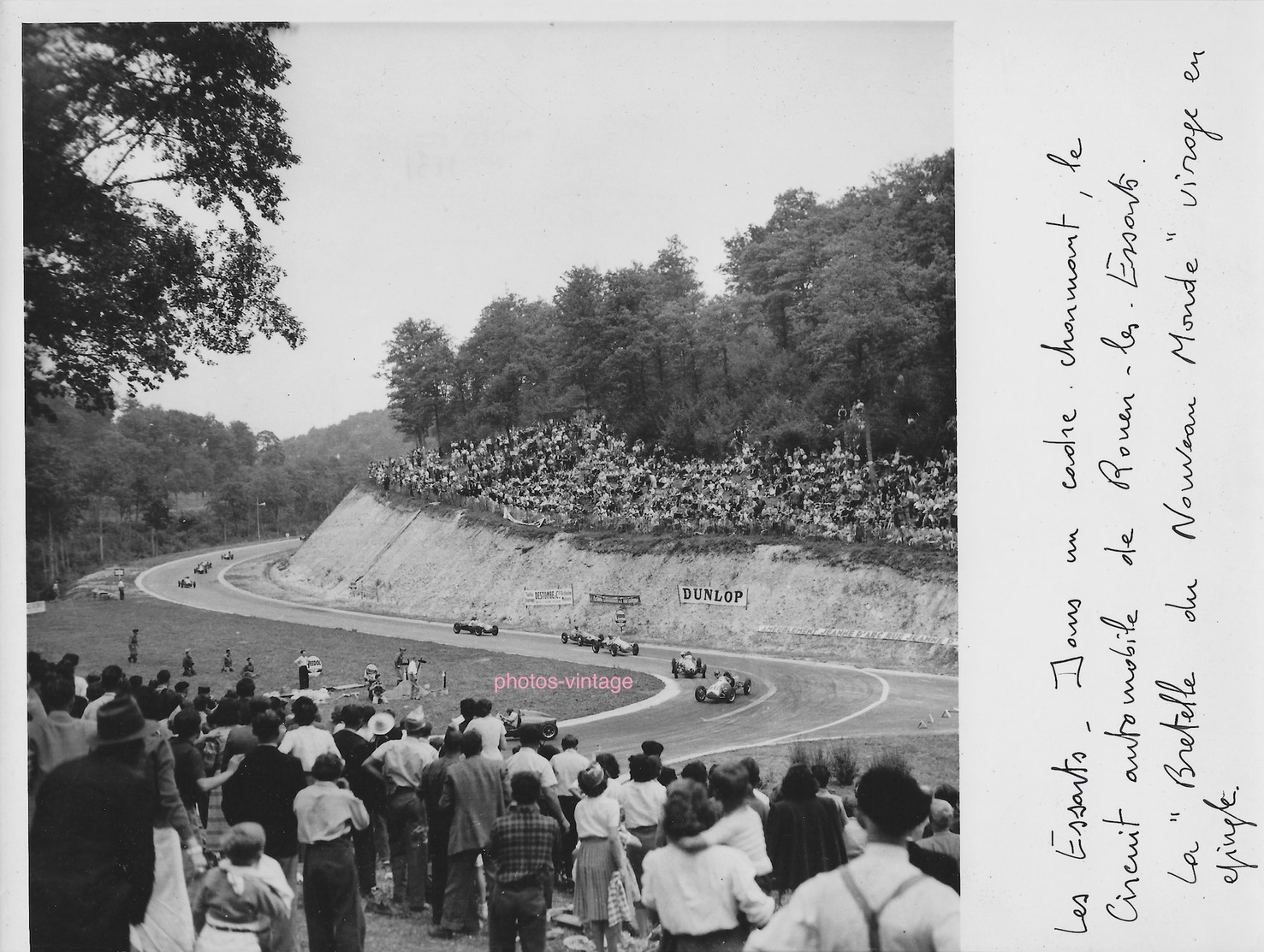 Circuit Automobile Rouen-les-Essarts Bretelle Du Nouveau Monde Virage En épingle - Automobiles