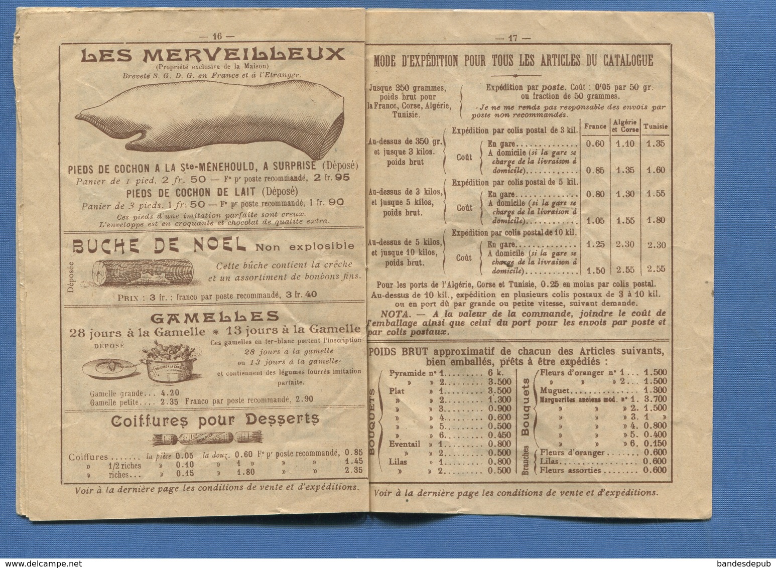 VERDUN MEUSE DRAGEES BRAQUIER CATALOGUE illustré Loubet 1900 obus pieds cochon st Menehould melon sucre château Coulmier