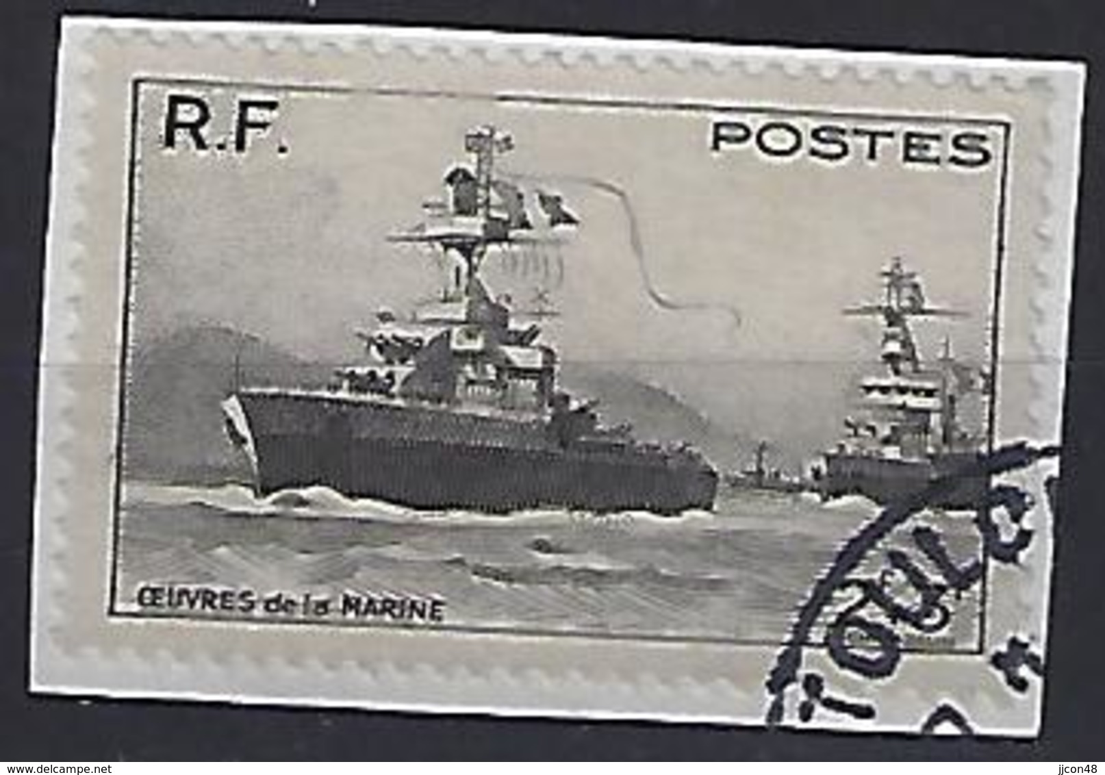 France 1946 Pour Les Ouevres De La Marine  (o) Yvert 752 - Used Stamps