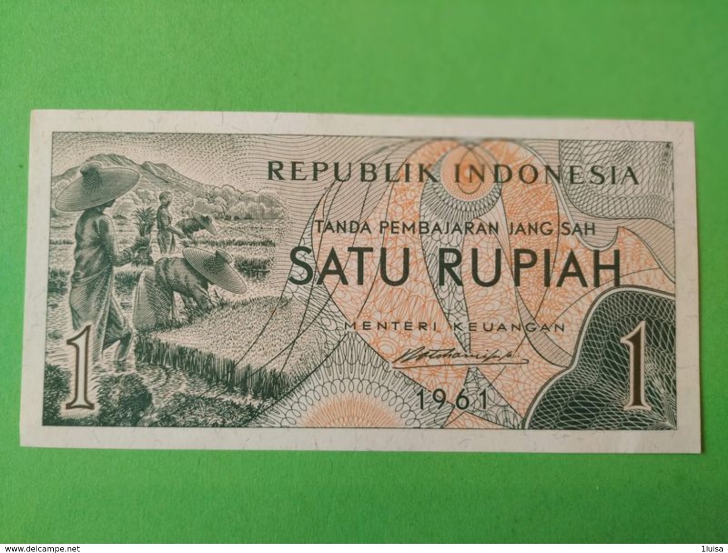 Satu Rupia 1961 - Indonesië