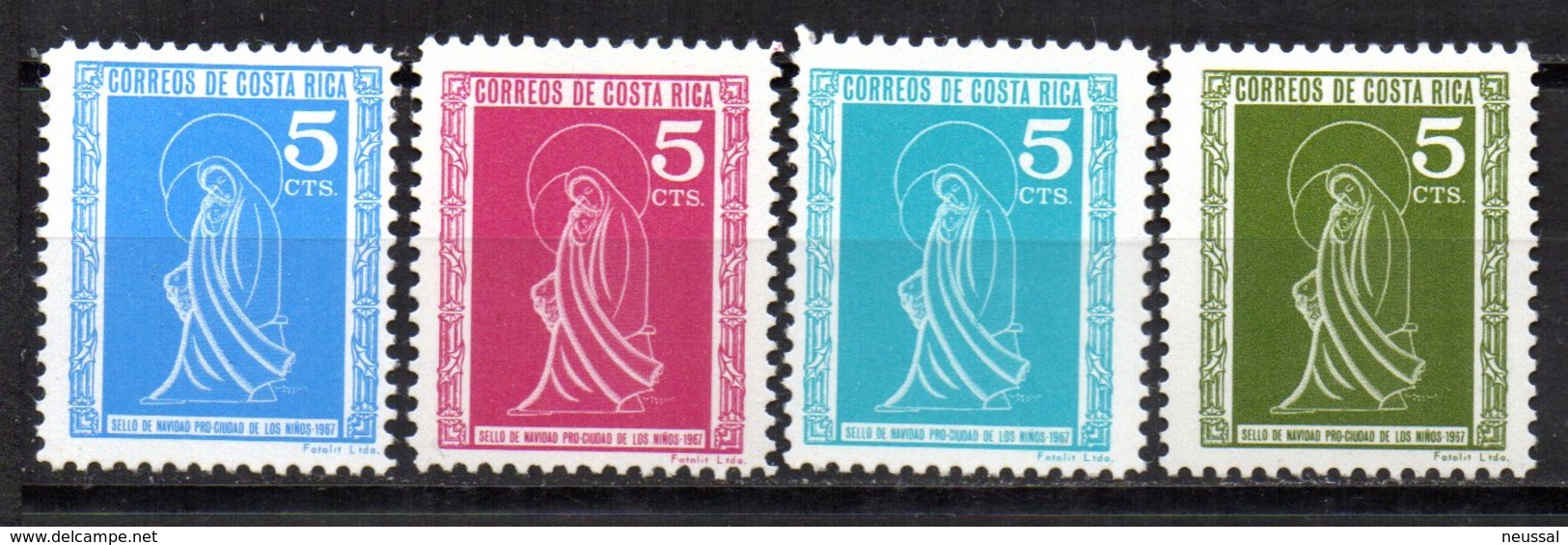 Serie  Nº 282/5  Costa Rica - Costa Rica