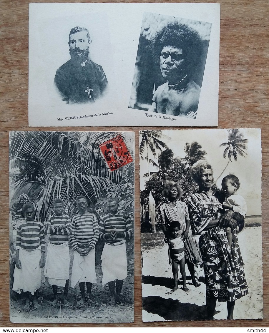Océanie - Lot de 51 CPA - Papouasie - Iles Salomon - Missionnaires Nouvelle Guinée - Ecole - Soeurs Indigènes - Canaques