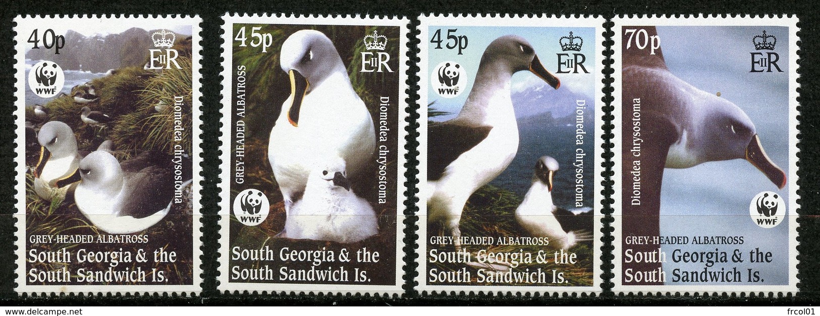 Géorgie Du Sud, 2003, Yvert 352/355, Scott 290/293, MNH - Géorgie Du Sud