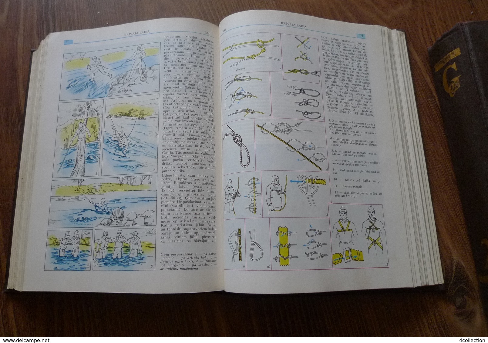 Soviet Latvia Riga 1989 Old Illustrated Book FAMILY ENCYCLOPAEDIA 3 Volumes Latvian Complete set 1990 1992