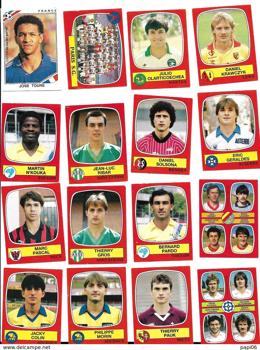 Cartes Collection Panini Foot 87 - Autres & Non Classés