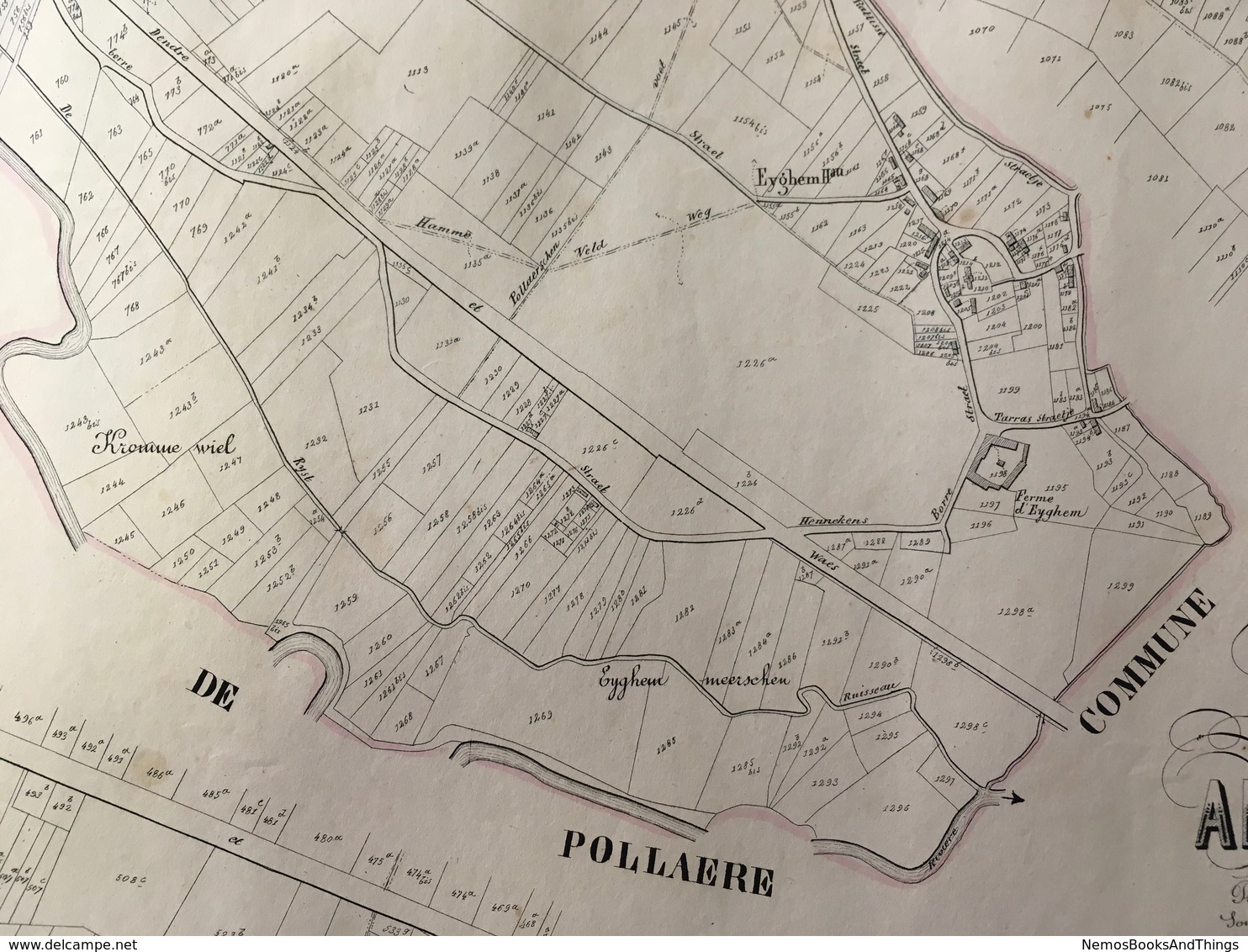 P.C. POPP - Plan APPELTERRE - Atlas cadastral arrondissement d'Audenarde Canton Ninove - Oudenaarde Kaart Map