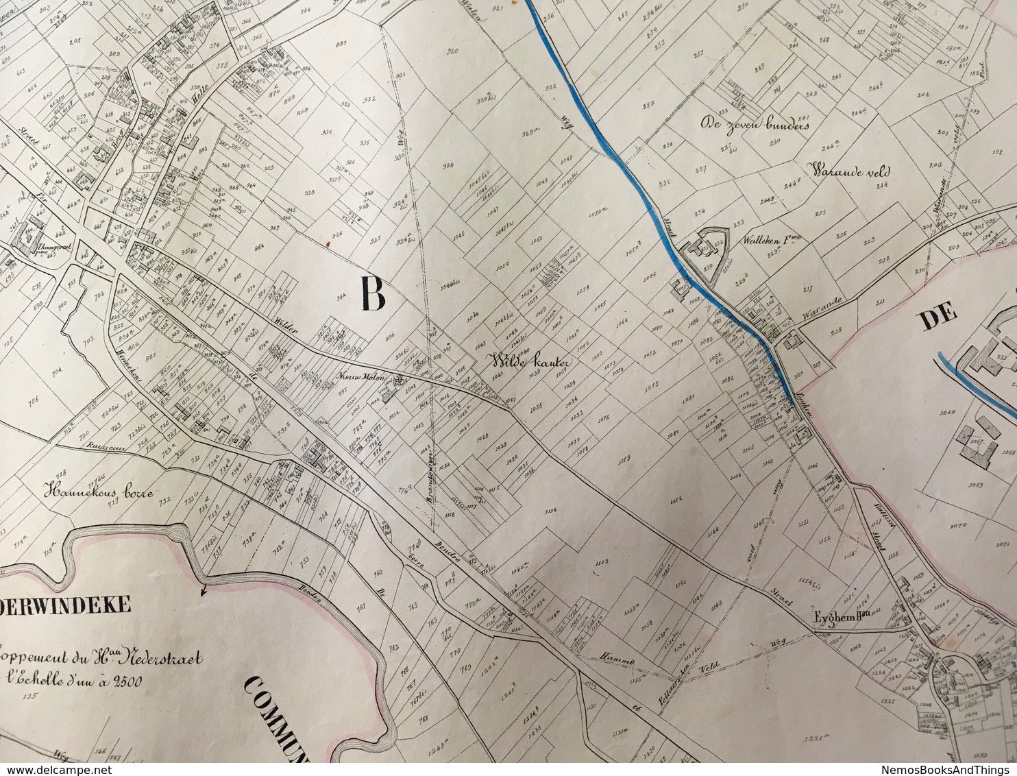 P.C. POPP - Plan APPELTERRE - Atlas cadastral arrondissement d'Audenarde Canton Ninove - Oudenaarde Kaart Map