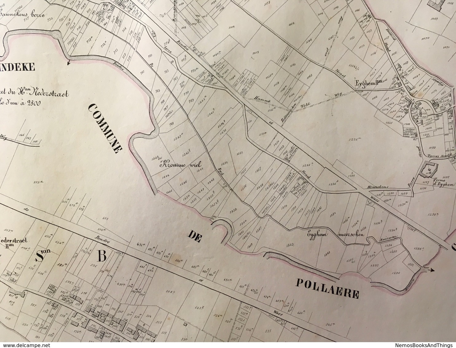 P.C. POPP - Plan APPELTERRE - Atlas cadastral arrondissement d'Audenarde Canton Ninove - Oudenaarde Kaart Map