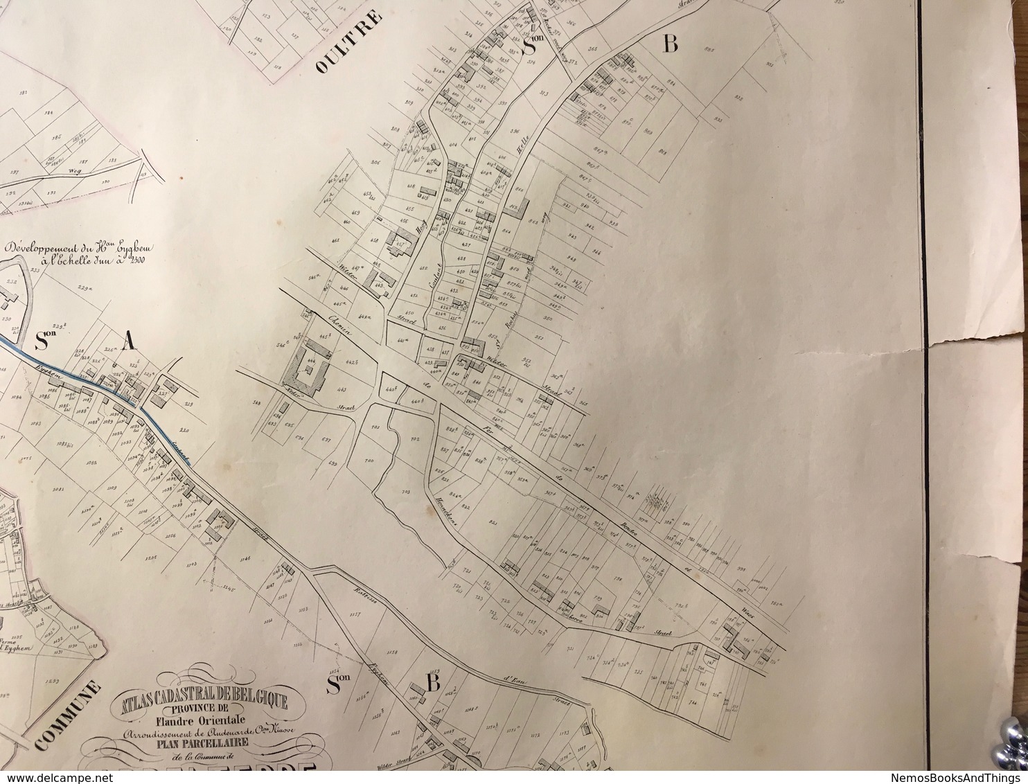 P.C. POPP - Plan APPELTERRE - Atlas cadastral arrondissement d'Audenarde Canton Ninove - Oudenaarde Kaart Map