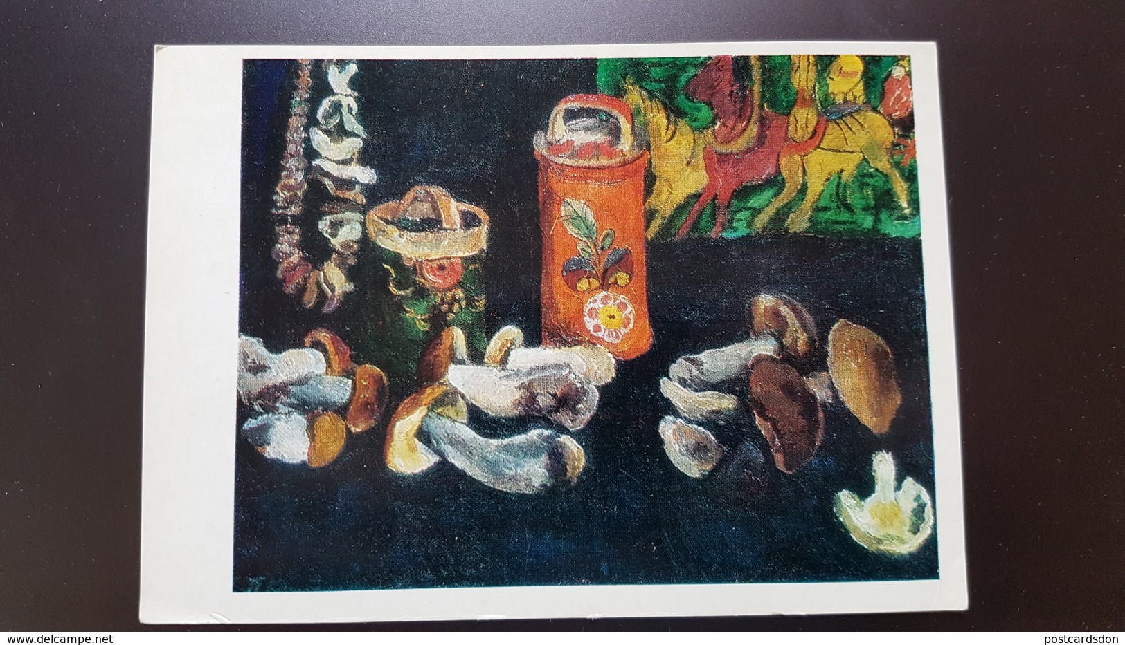 Konchalovsky STILL LIFE. MUSHROOMS  - OLD PC 1975 -  - Mushroom - Champignon - Mushrooms