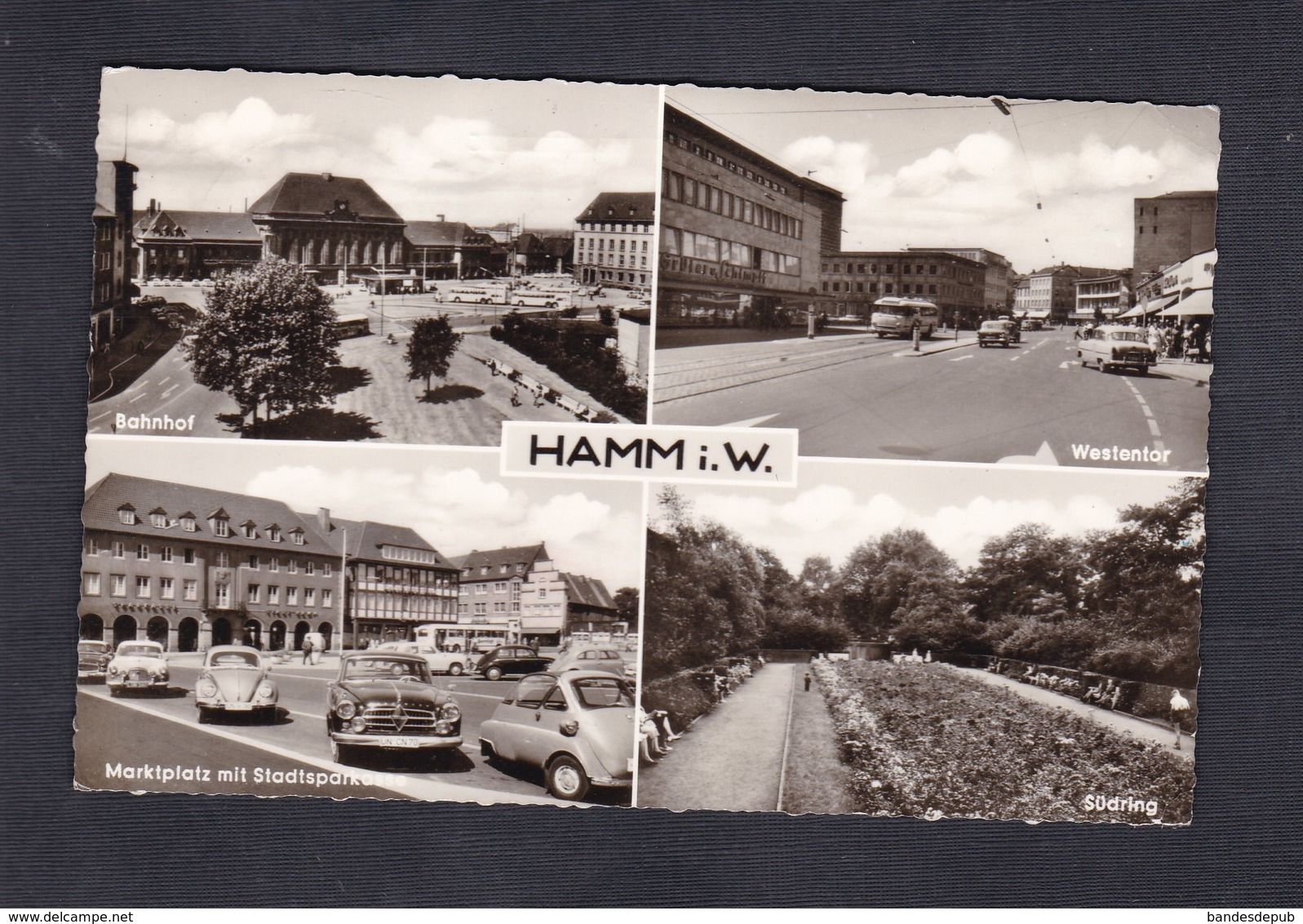 Vente Immediate Hamm I. W. ( Multivues  Bahnhof Westentor Marktplatz Südring Volkswagen Coccinelle H. Koch) - Hamm