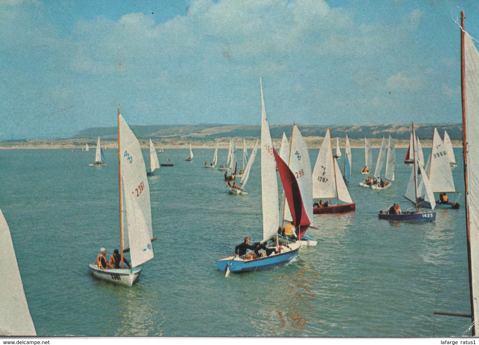 LE TOUQUET REGATES EN EN BAIE DE CANCHE PLI MARQUEEN HAUT COIN DROIT - Le Touquet