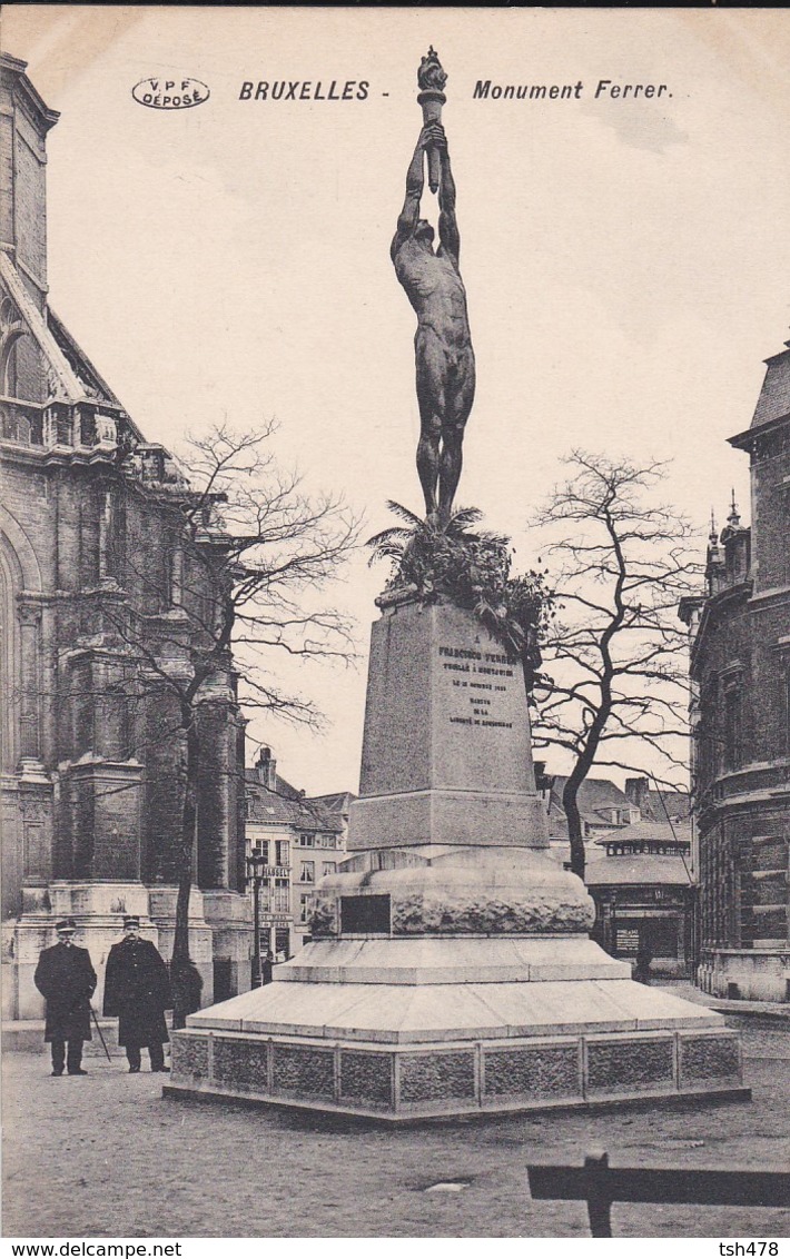 BELGIQUE---BRUXELLES---monument Ferrer---voir  2 Scans - Monuments, édifices