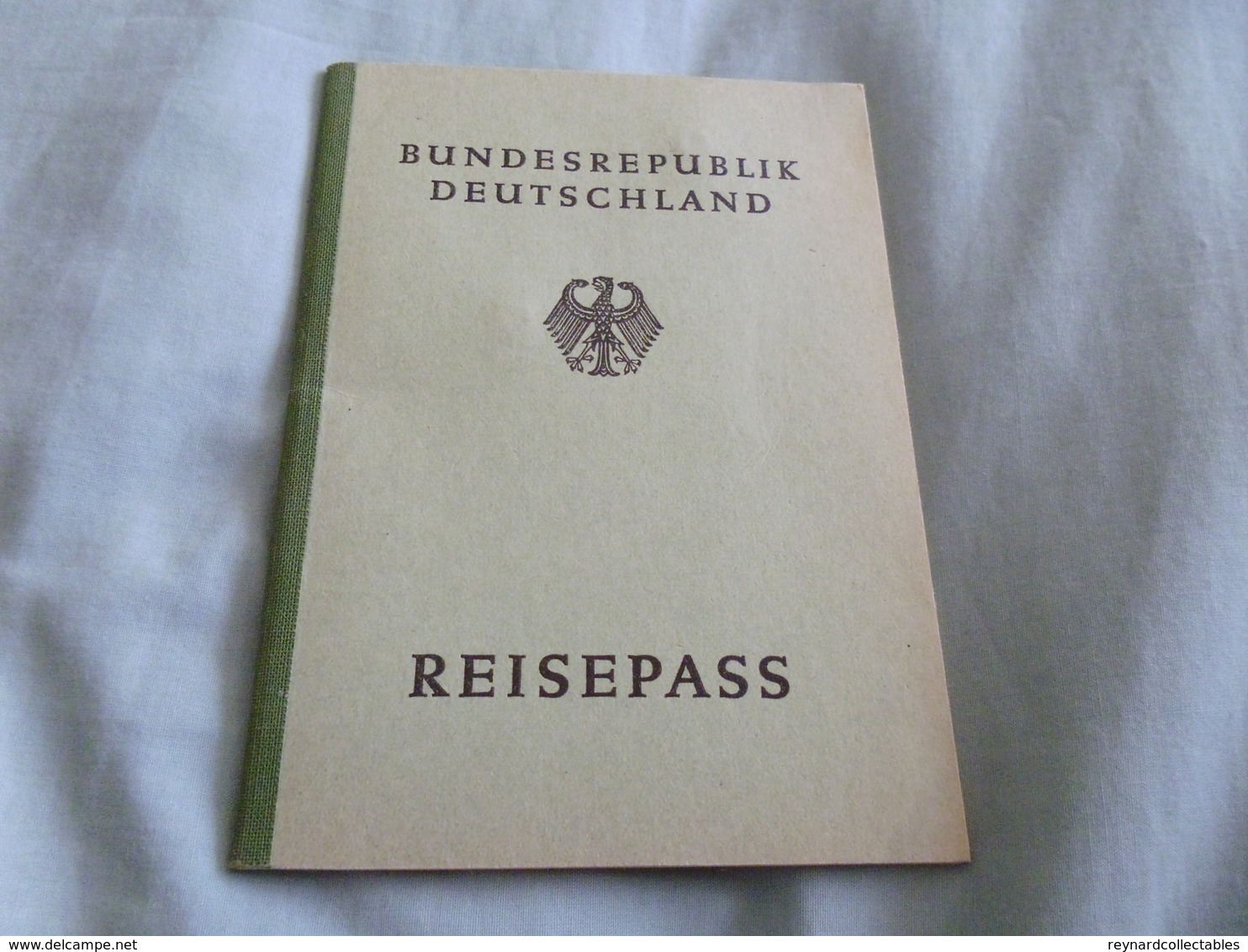 1954 Germany Reisepass Passport Issued Berlin Steglitz, With Fiscals, No Visas - Historical Documents