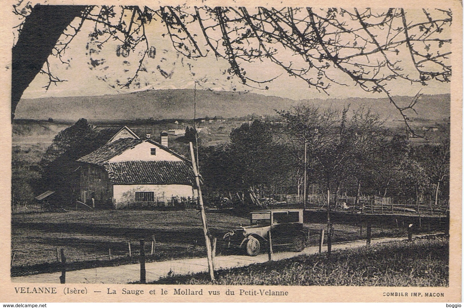 VELANNE La Sauge Et Le Mollard Vus Du Petit Velanne CPA - Autres & Non Classés