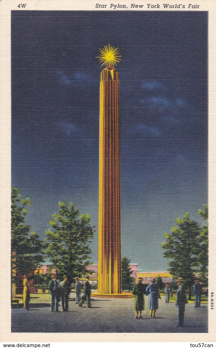 NEW YORK - NY - USA - 4 POSTCARDS - WORLD'S FAIR 1939. - Exhibitions